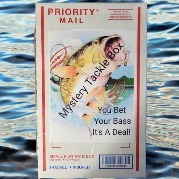 1 Mystery Tackle Box New Fishing Lures Hooks Worms Spinners Spoons Baits - Picture 2 of 2